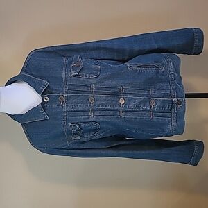 cleo Dark Blue Denim Jean Jacket
